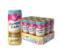 Candy Can, Rocket Ice Lolly, Fizzy Drink, Nostalgic American Soda Flavours, Sparkling Pop Cans (12 x 330ml)