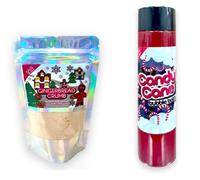 Candy Cane Bubble Bath and Gingerbread Crumb Bath Dust Bundle. Stocking fillers, Advent Calendar fillers, Secret Santa Ideas.…