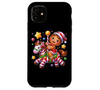 Candy Cane Carousel Delightful Gingerbread Dreams Case for iPhone 11