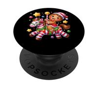Candy Cane Carousel Delightful Gingerbread Dreams PopSockets Adhesive PopGrip