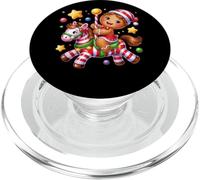 Candy Cane Carousel Delightful Gingerbread Dreams PopSockets PopGrip for MagSafe