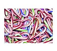 Candy Cane Collage 1000 Piece Jigsaw Puzzle