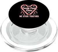 Candy Cane Crew We Stick Together Christmas PopSockets PopGrip for MagSafe