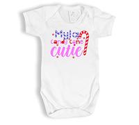Candy Cane Cutie Vest | Christmas Baby Vest | Candy Cane Vest | Babies First Christmas | Baby Christmas Gifts | 1st Christmas | Father Christmas Baby Vest | Christmas Outfit (0-3 Months)