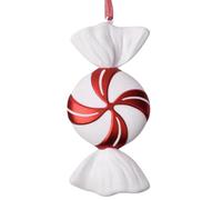 Candy Cane Decorations Large Christmas Candy Ornaments Hanging Christmas Baubles Classic White and Red Lollipop Decoration for Xmas Holiday Party Supplies StyleA
