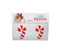Candy Cane Edible Pasties - Peppermint