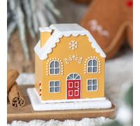 Candy Cane Gingerbread House Incense Cone Holder