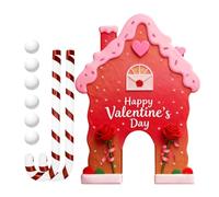 Candy Cane Golf Game - Candy Cane Sticks Family Funny Holiday Mini Toy | Christmas Gingerbread Golf Course Set - for Home Room Party Gatherings Carnival Office Decor