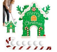 Candy Cane Golf Game - Seasonal Candy Cane Game Christmas Set,Funny Golf Party Toy - for Family Yard Holiday Celebration Living Room Camping Party Gathering Outdoor Indoor Picnic