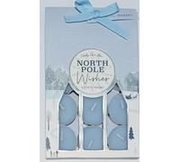Candy Cane Lane - North Pole Wishes 12 Pack Tealight Candles Christmas Scented Festive Gift Pack