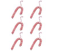 Candy Cane Ornament - Christmas Ornament Candy Cane, Canes Hanging Ornament | Handmade Garland Candy Cane Figurine, Personalized Candy Cane Seasonal Decoration, Vintage Candy Cane for Home Accent