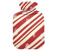 Candy Cane Peppermint StripesHot Water Bottle for Shoulder Pain Relief | bolsa de hielo