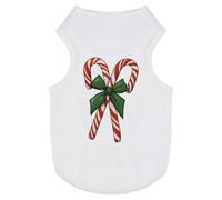 'Candy Canes' Pet Dog/Cat T-Shirt (PT00091937)