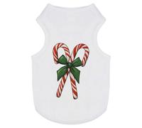 'Candy Canes' Pet Dog/Cat T-Shirt (PT00091939)