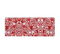 Candy Canes Printed Rubber Desktop mat Mouse pad Suitable for Office use 31.5 inches x 11.8 inches