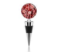 Candy Canes Wine Stoppers for Wine Bottles Reusable Bottles Stopper Decorative Beverage Bottle Stopper Vacuum Silicone Champagne Beer Collection