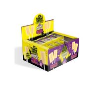Candy Castle Chewbies Duo Pops Tropical Ting | 30 Count Bulk Box | Chewy Passion Fruit & Peach Lollipops | Vegan & Halal Candy