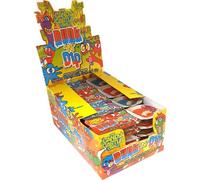 Candy Castle Crew Dunk & Dip | 20 Count Bulk Tub | Gummy Worms & Tangy Fruit Flavoured Dip | Fun Party Sweets