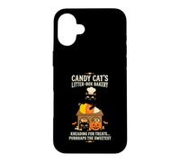 Candy Cats Litter-Box Bakery Kneading For Treats Purrhaps Case for iPhone 16 Plus