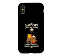 Candy Cats Litter-Box Bakery Kneading For Treats Purrhaps Case for iPhone X/XS