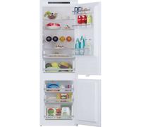 Candy Integrated Fridge Freezer, E Rated, Total No Frost, 244L Total Capacity, White, 177x54x54.5cm - CBBMT18EK