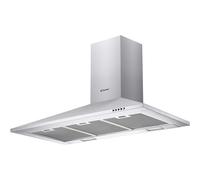 Candy CCE119/1X 90cm Chimney Cooker Hood - Stainless Steel