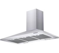 Candy CCE119/1X 90 cm Chimney Cooker Hood - Stainless Steel