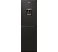 CANDY CCT3L517EWBK Low Frost 50/50 Fridge Freezer with Non Plumbed Water Dispenser- Black - E Rated