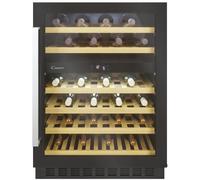 Candy 46 Bottle Dual Zone Wine Cooler - Black