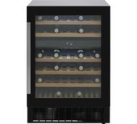 Candy 46 Bottle Dual Zone Wine Cooler - Black