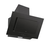 Candy CDG6BG, Decorative Cooker Hood 60CM, 3 Power Levels, 65W, 303.2M3/H, Optional Carbon Filter, Grease Proof Aluminium Panel, LED Lighting, 63DB, Black