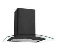 Candy CGM60NN 60cm Chimney Cooker Hood for External / Recirculation Ventilation - Black, Black