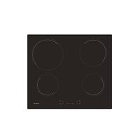 Candy CH64CCB 60cm Ceramic Hob, Touch control, 4 Zones, Child Lock, Black Glass