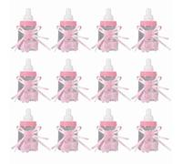 Candy Chocolate Bottles Box Baby Shower Party Favors Gifts Decorations Feeding-Bottle Design Pink Blue (Pink)