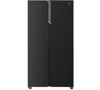 Candy CHSBSV5172EBKN Frost Free American Fridge Freezer - Black - E Rated