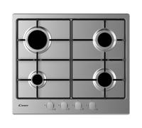 Candy CHW6BRX 59cm 4 Burner Gas Hob - Stainless Steel