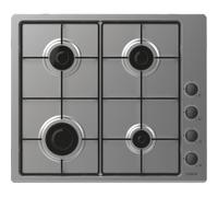 Candy CHW6LBX Idea Built In 60cm 4 Burners Stainless Steel Gas Hob