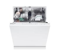 Candy CI 4C7L0W-80 Integrated Dishwasher, 14 Place Setting, Black Bezel