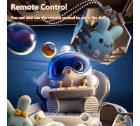 Candy Claw Machine for Kids with Remote Control , The Claw Toy Grabber Machine with 8 Planets,2 Panda Doll,25 Dolls,20 Gashapons Best Birthday Gift for 3-9 Year Old Kids ,White