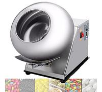 Candy Coater Machine Sugar Coating Machine Electric Sugar Coating Machine Chocolate Coating Polishing Machine Automatic Tablet Coating Machine Stainless Steel,Thermostatic Speed Control,110V