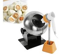 Candy Coating Machine,Electric Chocolate Polishing Machine with Adjustable Tilt Angle | Sugar Ball Panning Machine for Food Industry