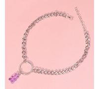 Candy Color Gummy Mini Bear Necklace for Women Star Pendants Necklaces Jewelry