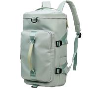 Candy Color Gym Backpack Waterproof Sports Duffle Bag Travel Weekend Bag Carry-On Luggage with Shoe Compartment(1)