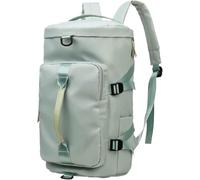 Candy Color Gym Backpack Waterproof Sports Duffle Bag Travel Weekend Bag Carry-On Luggage with Shoe Compartment(1)