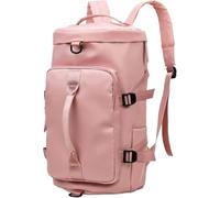 Candy Color Gym Backpack Waterproof Sports Duffle Bag Travel Weekend Bag Carry-On Luggage with Shoe Compartment(3)