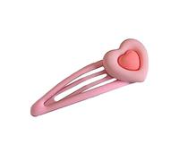Candy Color Heart Shape Duckbill Hair Clip Spring Headwear For Woman Girls Taking Photo Shopping Travel Anti-slip