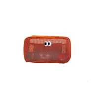 Candy Color Mesh Cosmetic Bag Cute Big Eyes Make Up Case Kawaii Makeup Pouch Portable Toiletry Storage(L4)
