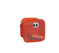 Candy Color Mesh Cosmetic Bag Cute Big Eyes Make Up Case Kawaii Makeup Pouch Portable Toiletry Storage(S4)