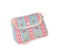 Candy Color Student Girl Makeup Case, Sweet Bow Strawberry Photocard Holder, Portable Keychain Coin Pouch, Cute Mini Storage Bag
