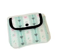 Candy Color Student Girl Makeup Case, Sweet Bow Strawberry Photocard Holder, Portable Keychain Coin Pouch, Cute Mini Storage Bag